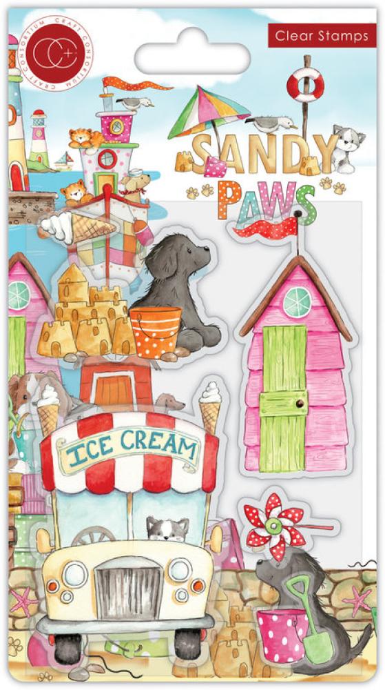 Craft Consortium Clear Stamp Ice Cream #065