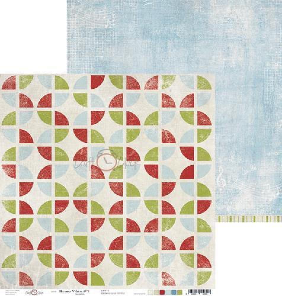 Craft O Clock 12x12  Paper Pad Retro Vibes