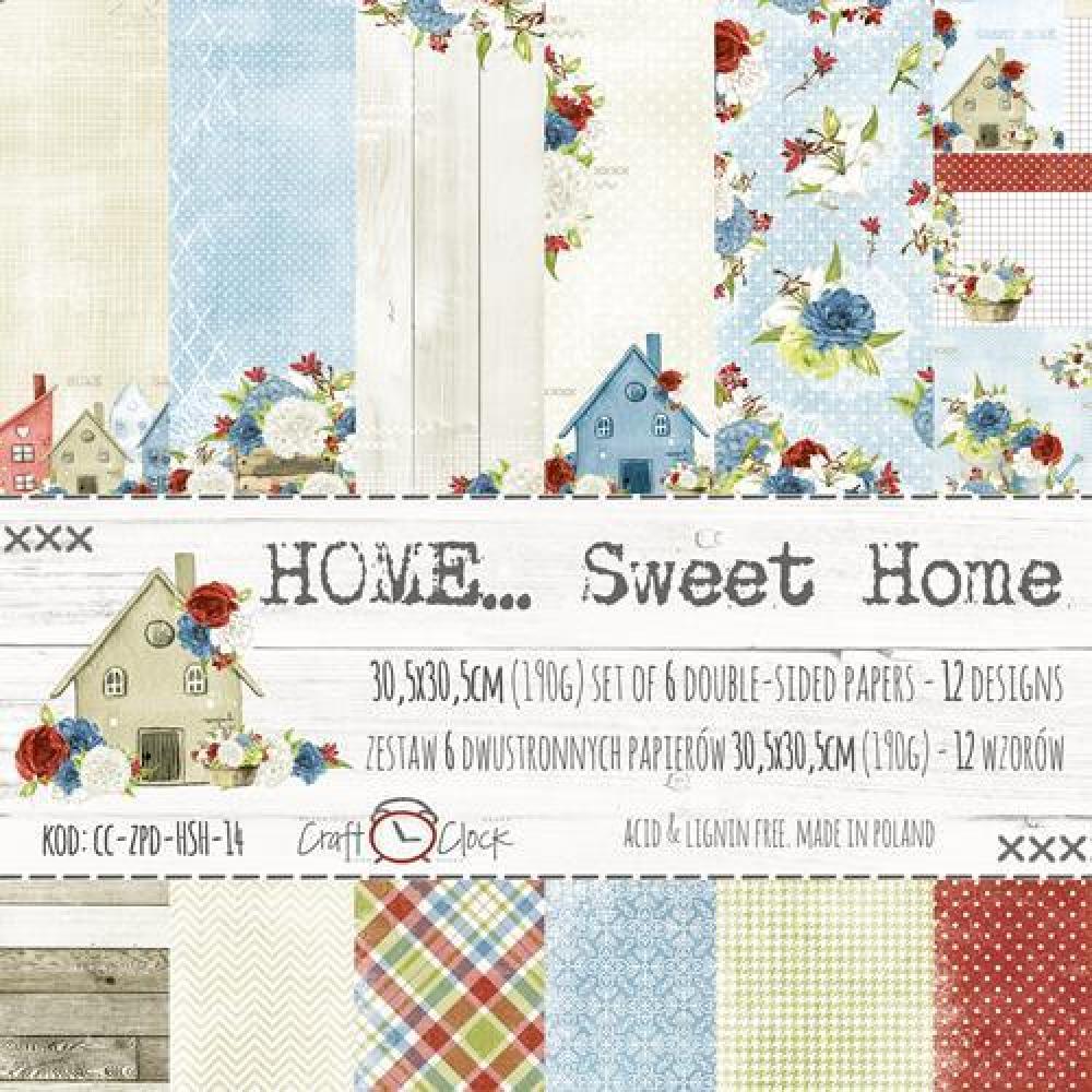 Craft O Clock 12x12  Paper Pad Home ... Sweet Home
