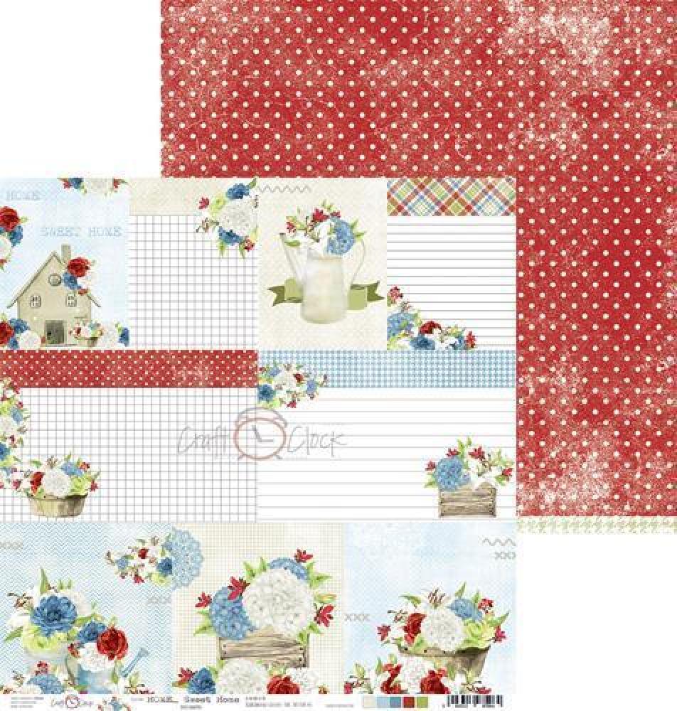 Craft O Clock 12x12  Paper Pad Home ... Sweet Home