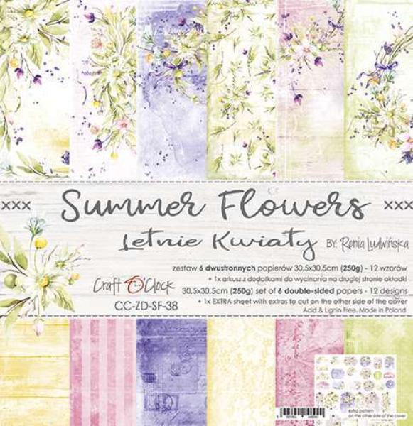 Craft O Clock Mixed Media Kit Summer Flowers_eingestellt