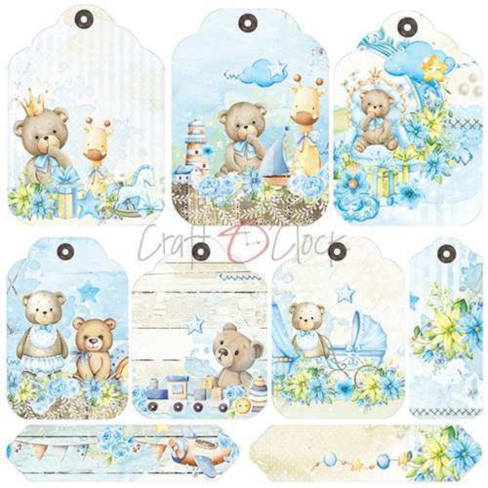 Craft O Clock 6x6 Paper Pad Hello Little Boy