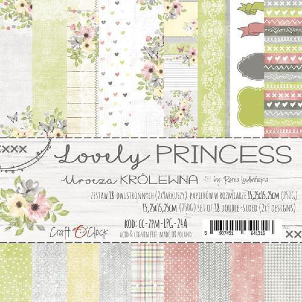 Craft O Clock 6x6 Paper Pad Lovely Princess_eingestellt