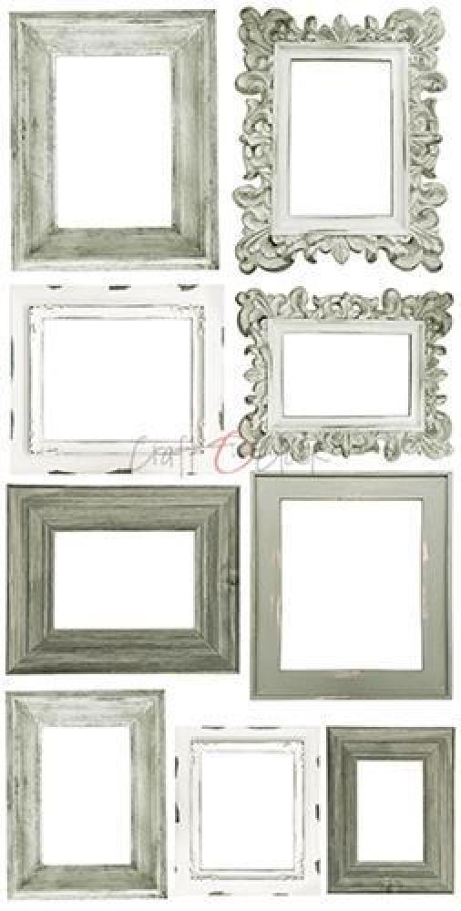 Craft O Clock Basic Flowers Set 1 White Grey