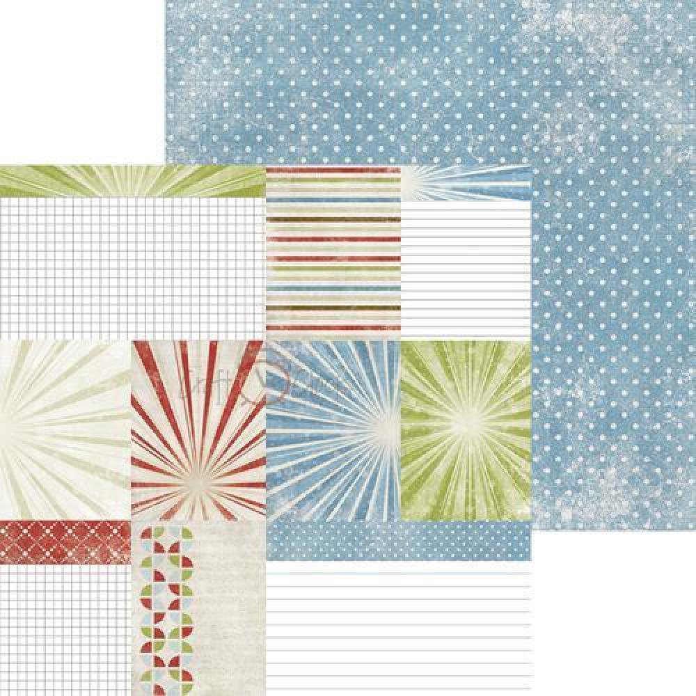 Craft O Clock Paper Pad 6x6 Retro Vibes