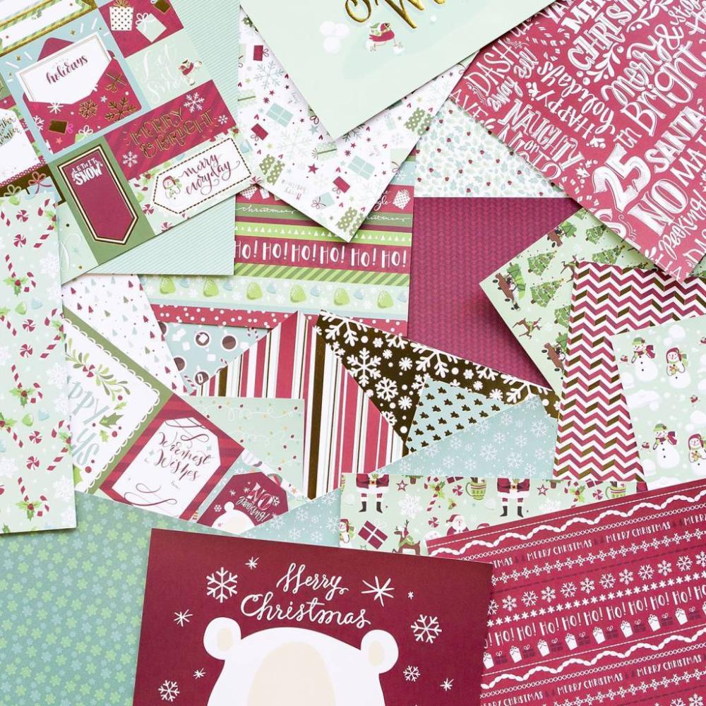 Craft Smith 12x12 Inch Paper Pad Merry Everything
