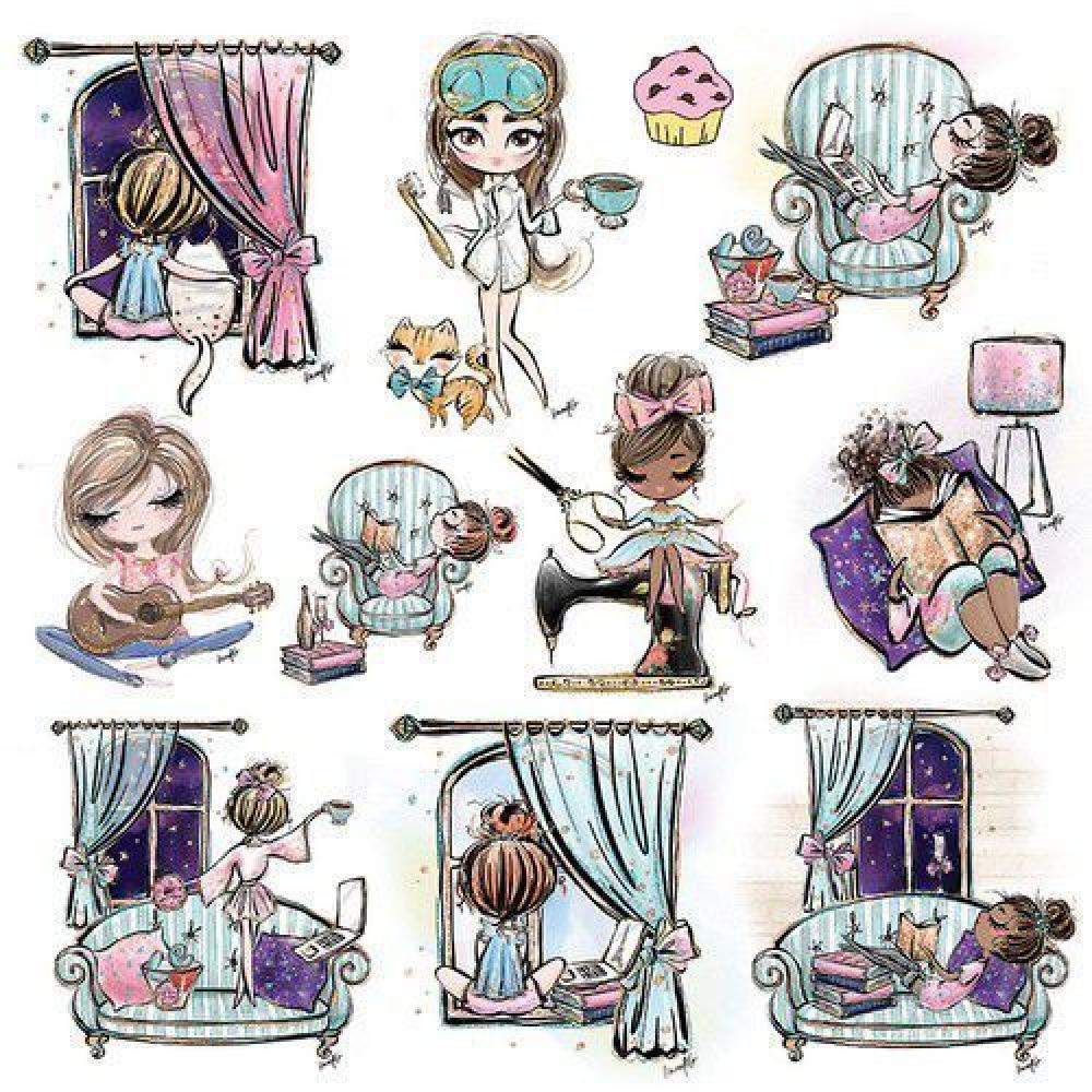 Craft& You 12x12 Inch Paper Pad Stay at Home