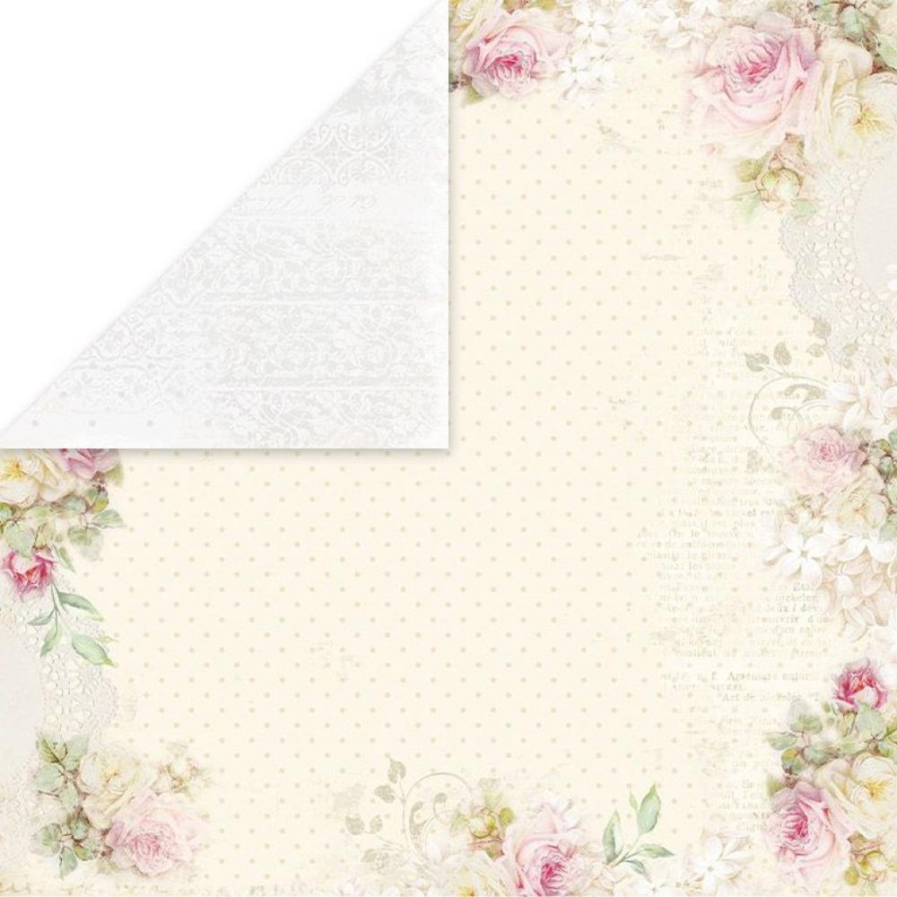 Craft & You Design 12x12 Inch Paper Pad Flower Romance