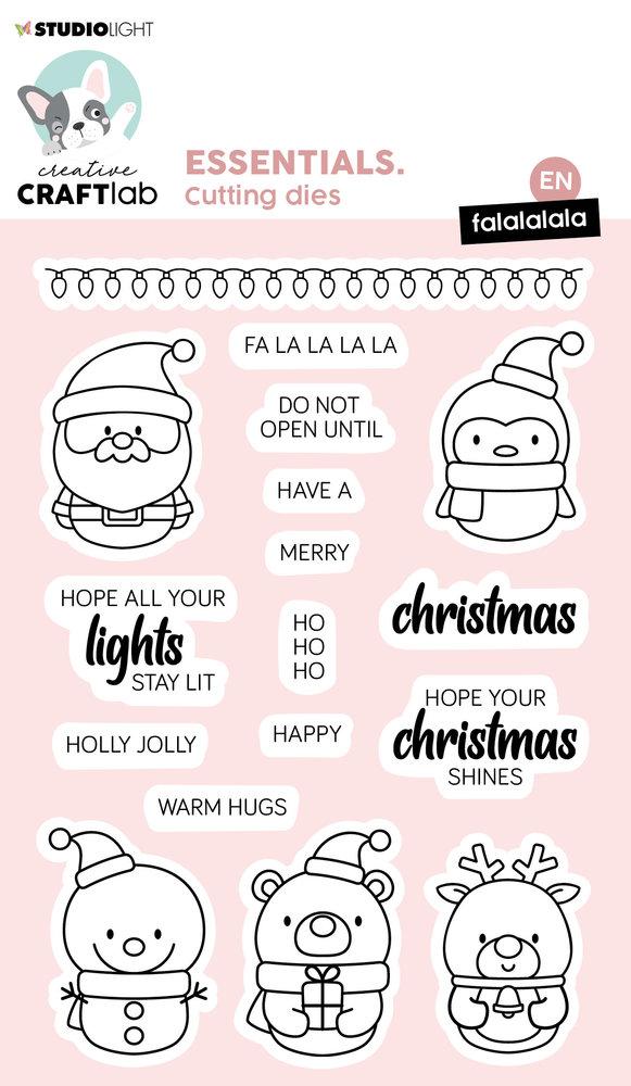 Craftlab Essentials Clear Stamps Fa La La La La #275
