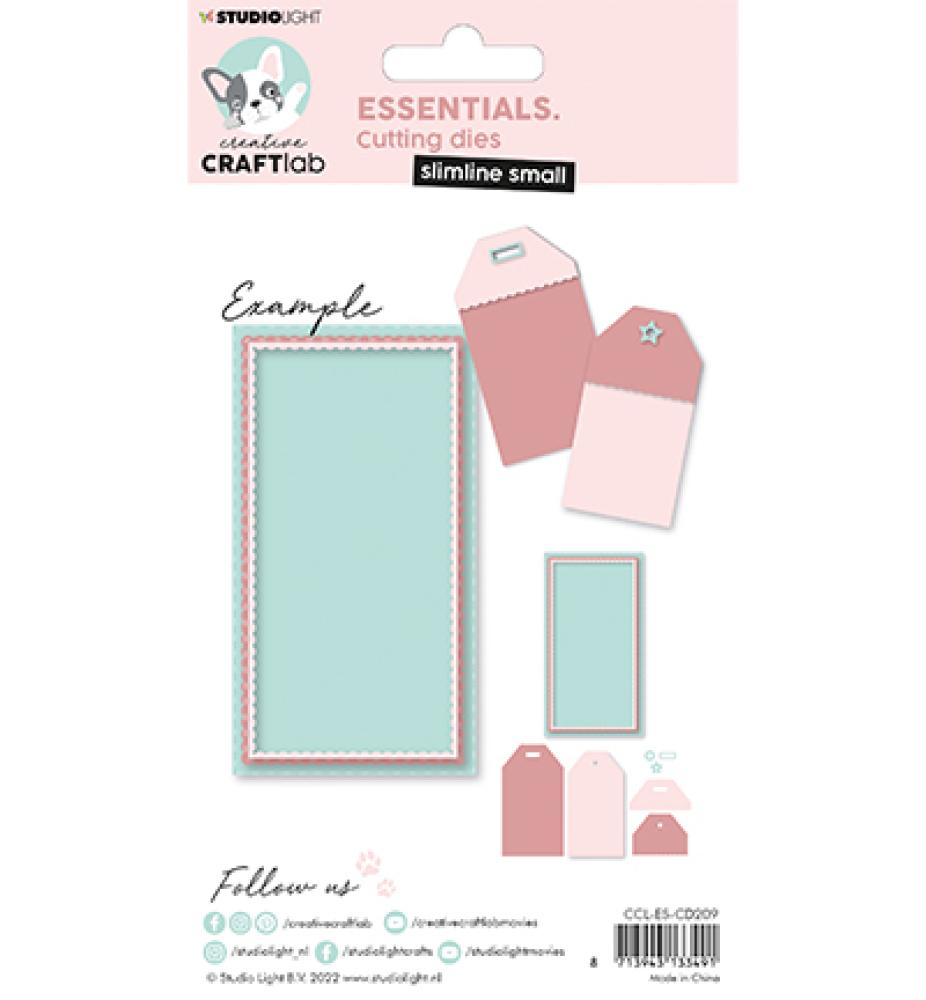 Craftlab Essentials Cutting Dies Slim Line Mini #209