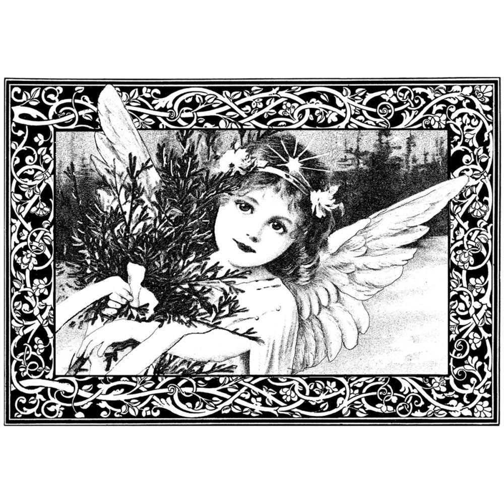 Crafty Individuals Gummistempel - An Adorable Christmas Angel
