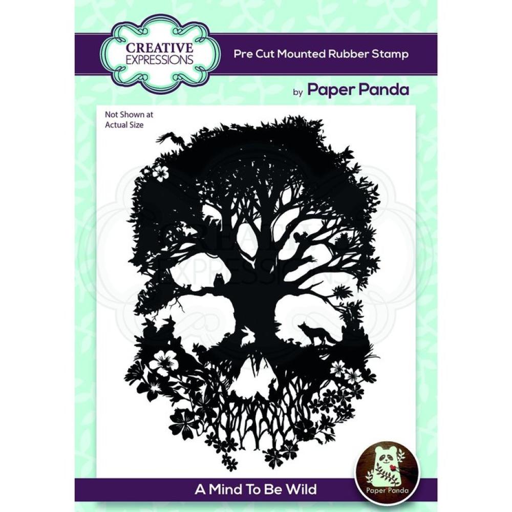 Creative Expressions Cling Stamp A Mind to be Wild CERPP002
