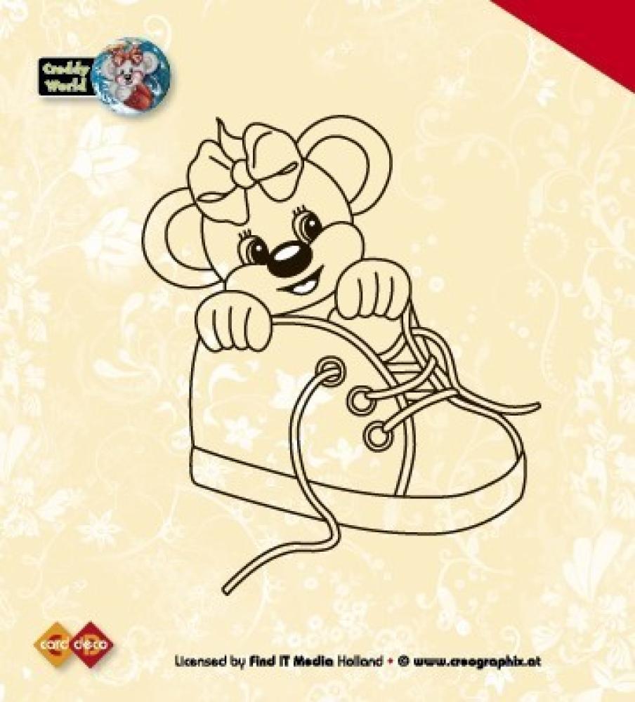 SALE Creddy World Clearstamp ... im Schuh