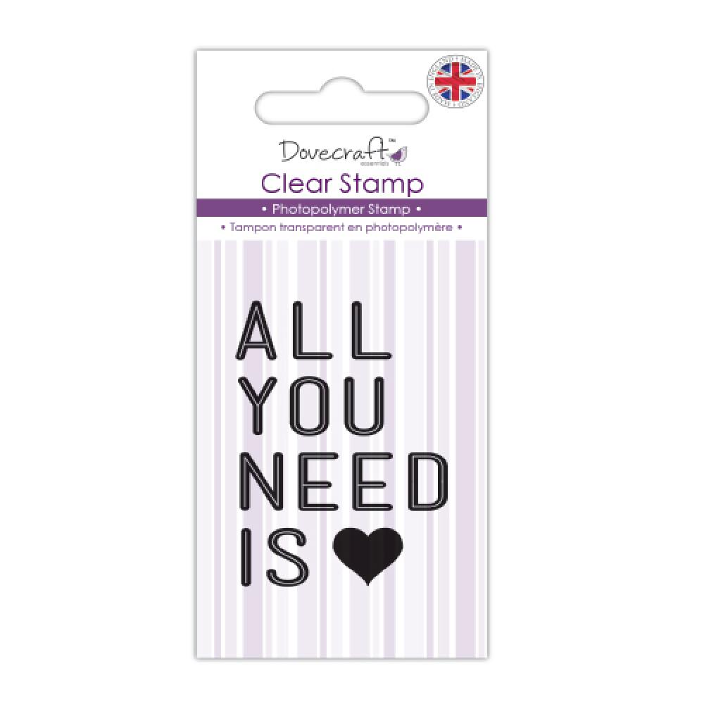 Dovecraft Clear Stamp - All you need