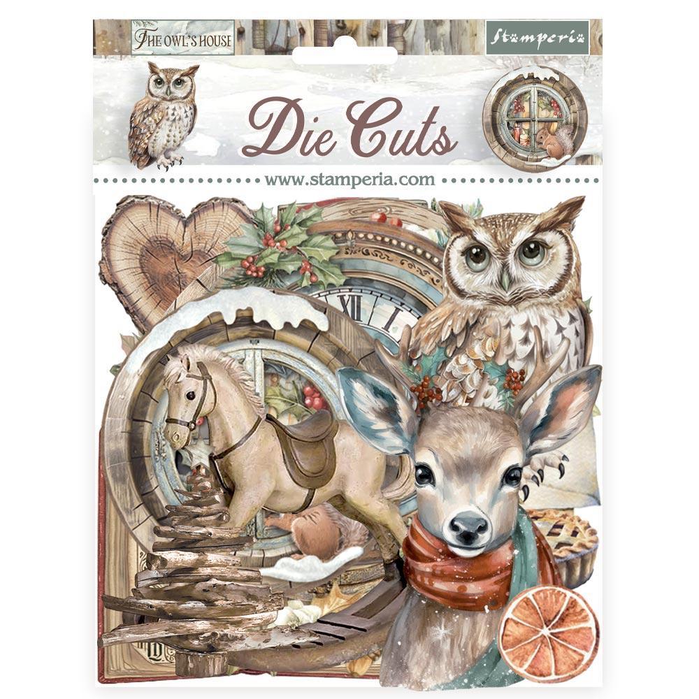 DFLCT67 Stamperia The Owl's House Ephemera (41 pcs)