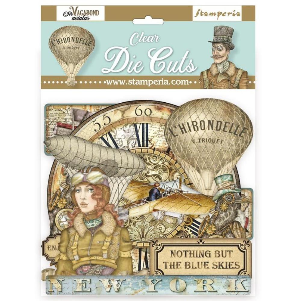 Stamperia Clear Die Cuts Sir Vagabond Aviator DFLDCP27