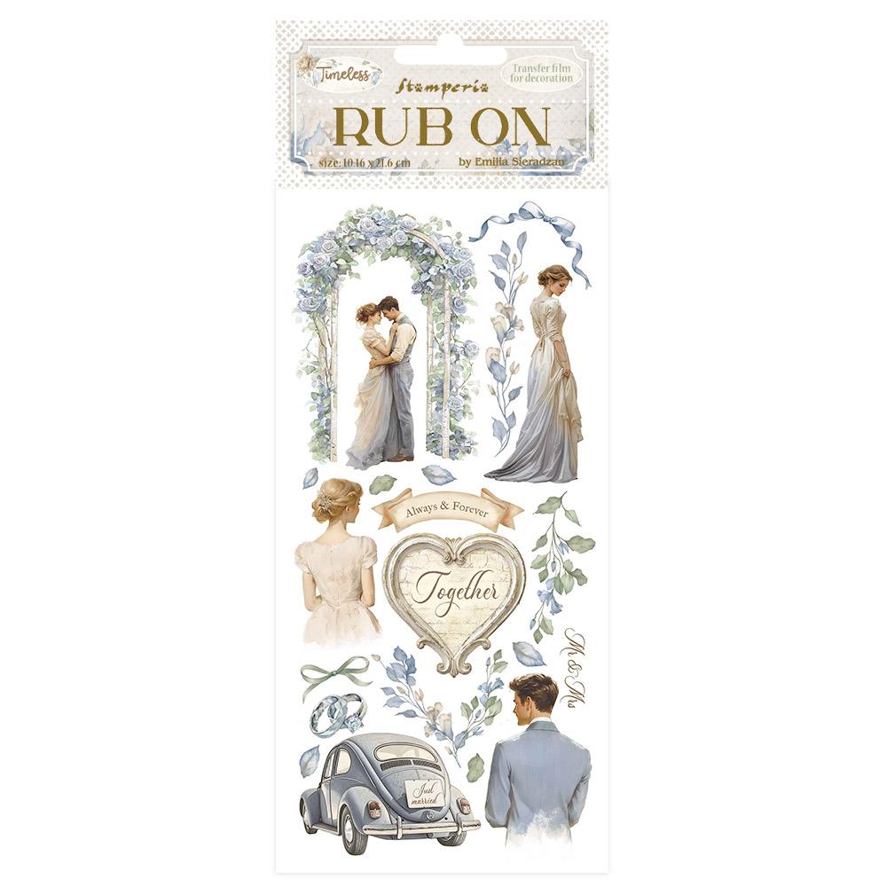 DFLRB162 Stamperia Timeless Rub On Wedding