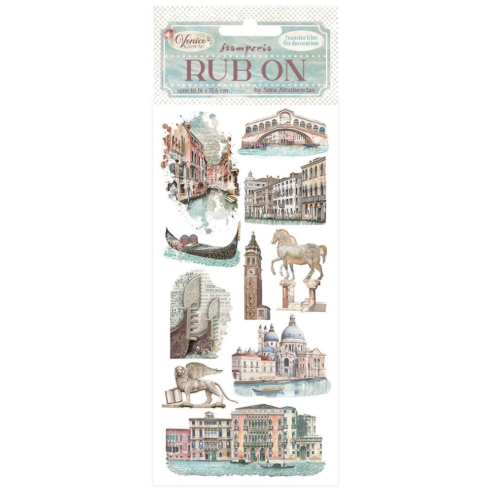 DFLRB170 Stamperia Venice City of Art Rub On Monuments
