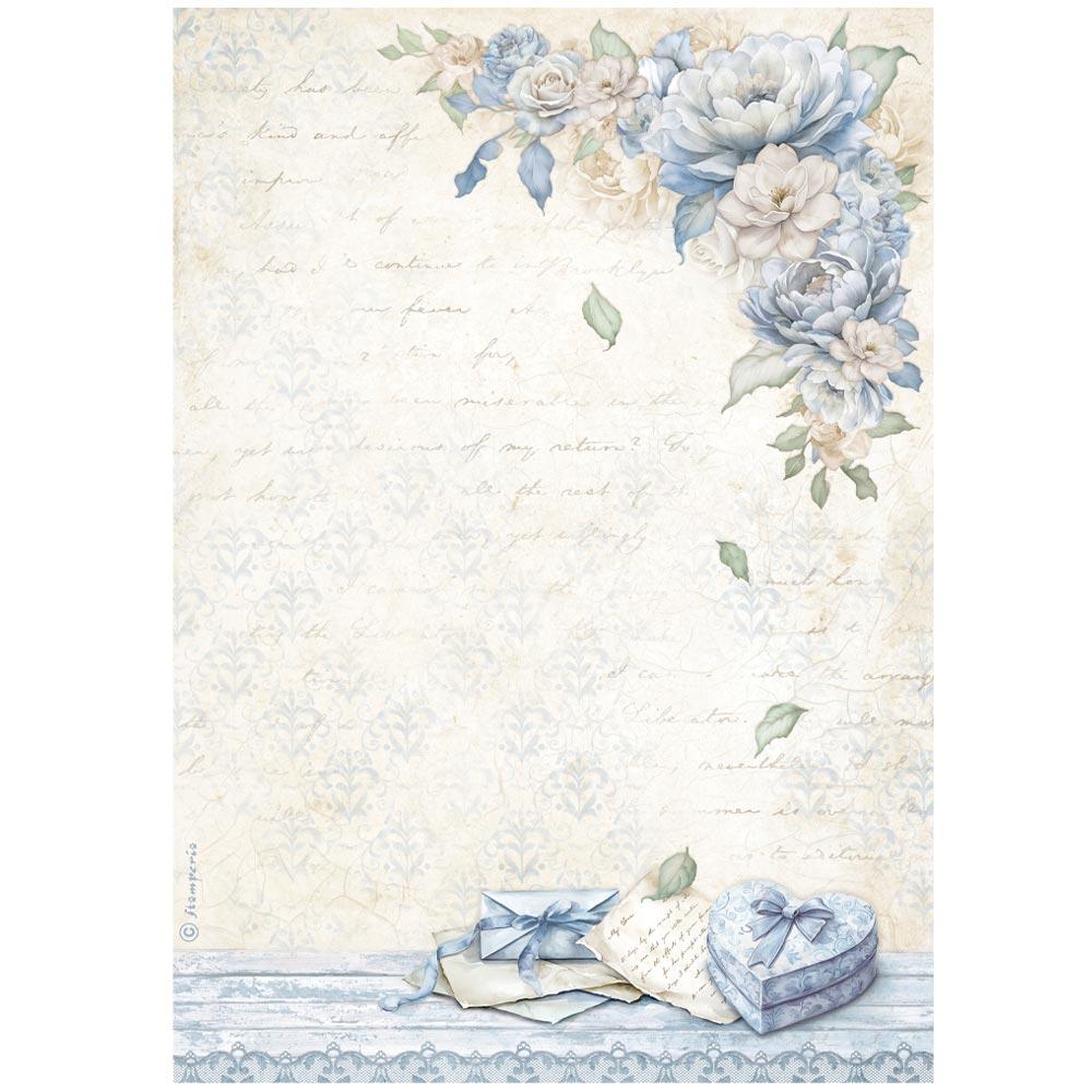 DFSA4XWE Stamperia Timeless A4 Reispapier SET