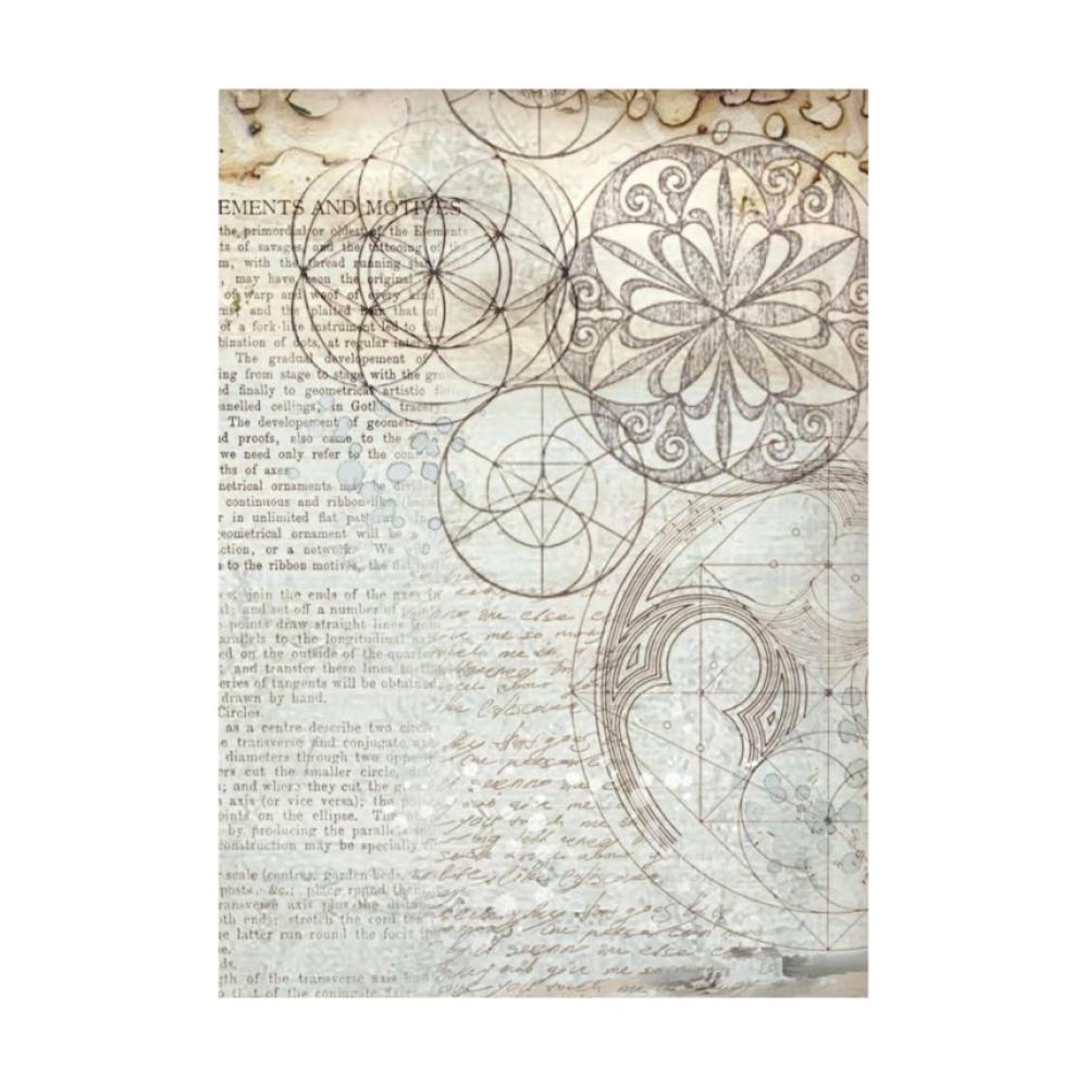 DFSAK6040 Stamperia Silent Sea A6 Rice Paper Backgrounds SET