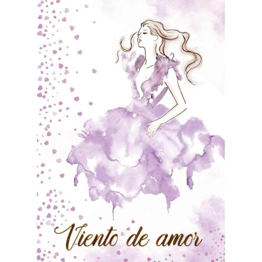 Stamperia Silhouette Art Napkin A4 Viento de amor #408