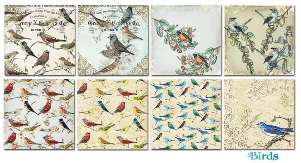 #219 Decorer 6x6 Paper Pad Birds