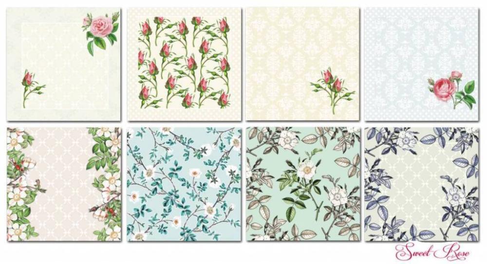 Decorer 6x6 Paper Pad Sweet Rose