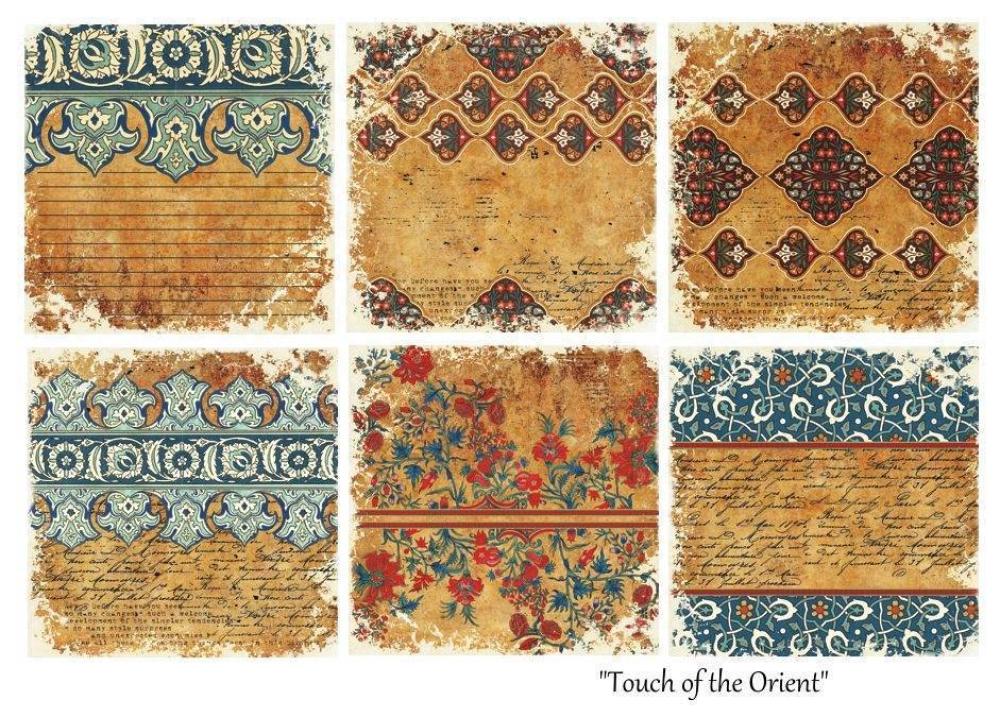 #401 Decorer 8x8 Paper Pad Touch of the Orient