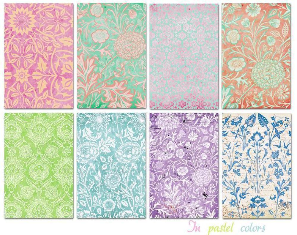 #30 Decorer Mini Scrapbook Paper Set In Pastel Colors