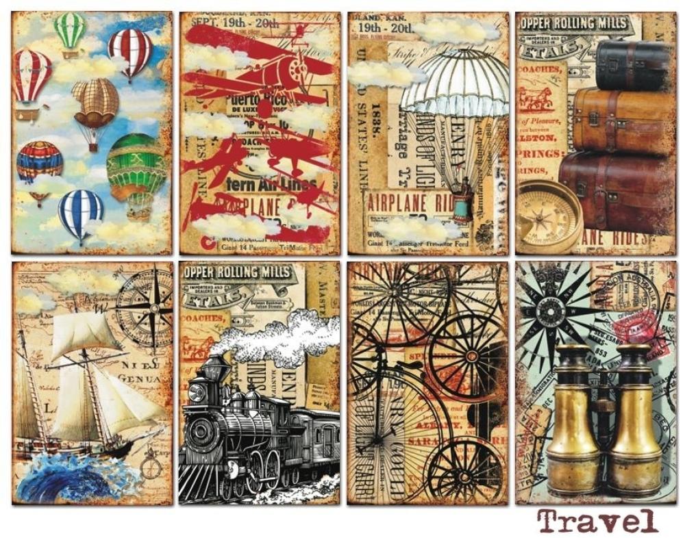 #76 Decorer Mini Scrapbook Paper Set Travel