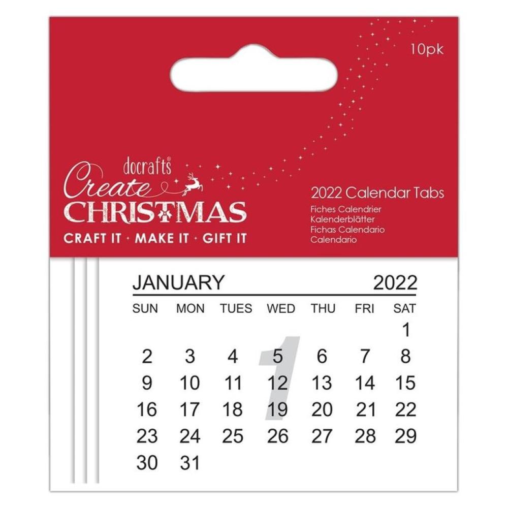 DoCraft Create Christmas 2022 Calendar Tabs
