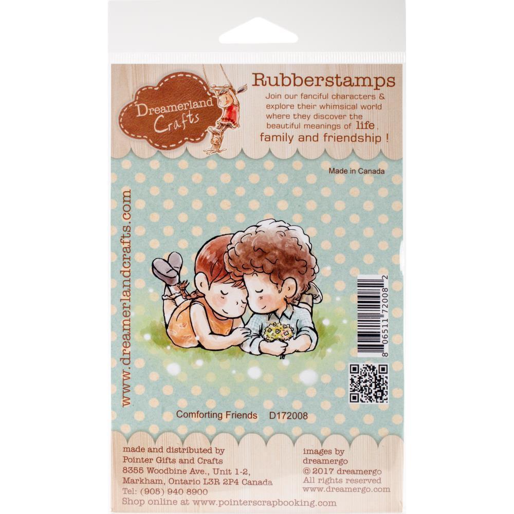 DreamerlandCrafts Cling Stamp  Comforting Friends #D172008