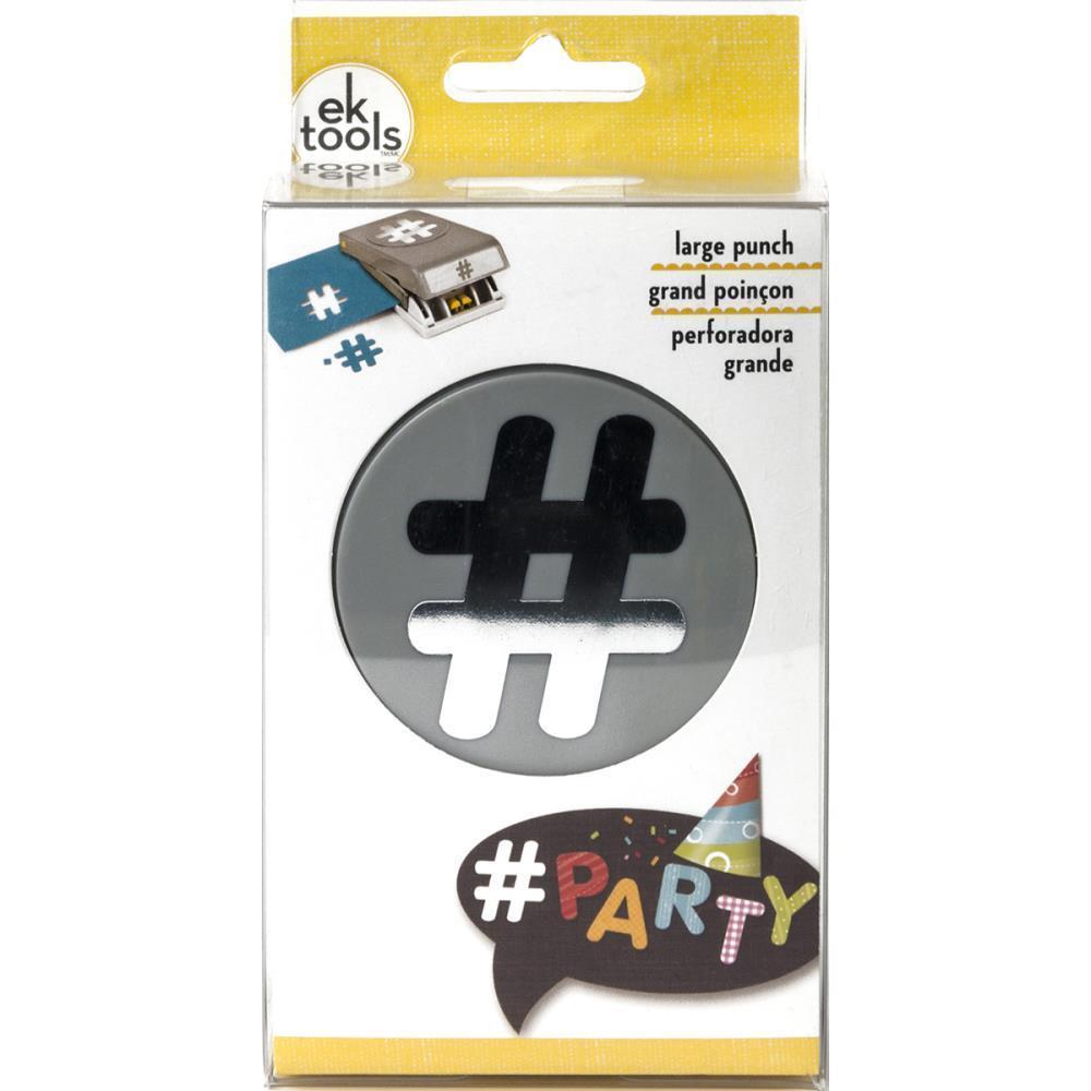 EK Success Large Punch Hashtag