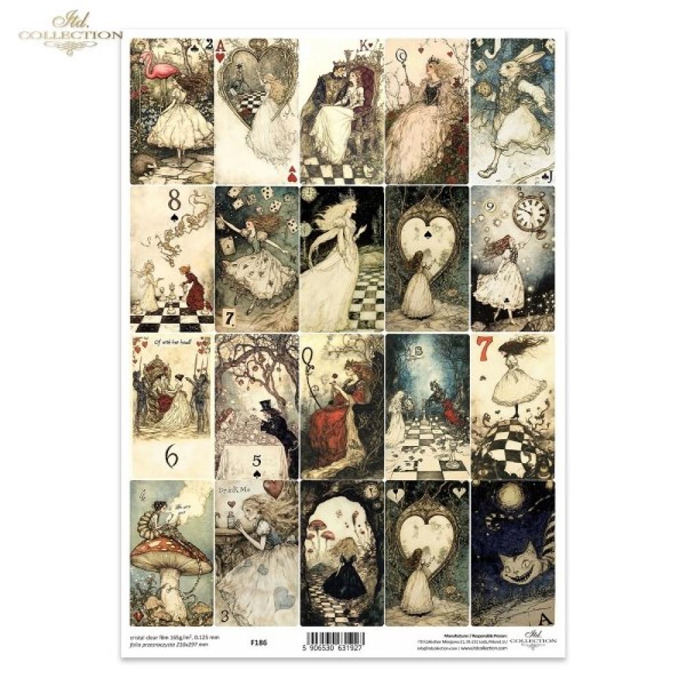F186 ITD Collection Alice's Magic A4 Crystal Clear Film