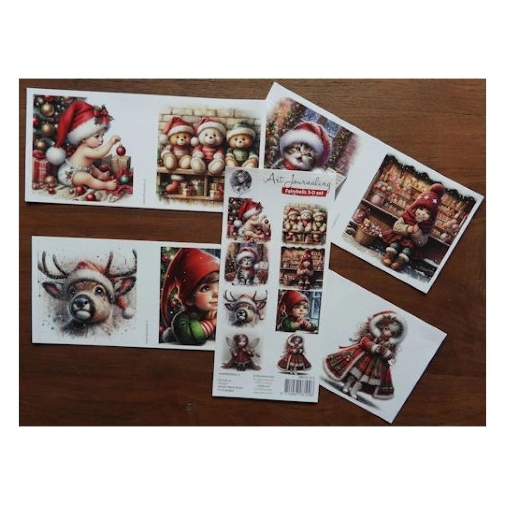 Fairybells 3D Christmas Red Set 15