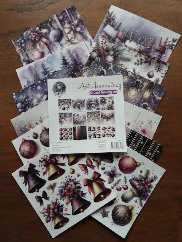 Fairybells 6x6 Art Journaling & Card Making Christmas Set 15