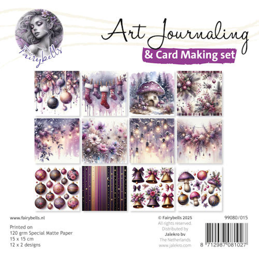 Fairybells 6x6 Art Journaling & Card Making Christmas Set 15