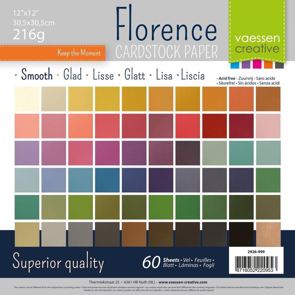 Florence 12x12 Cardstock Paper Multipack #2926-999