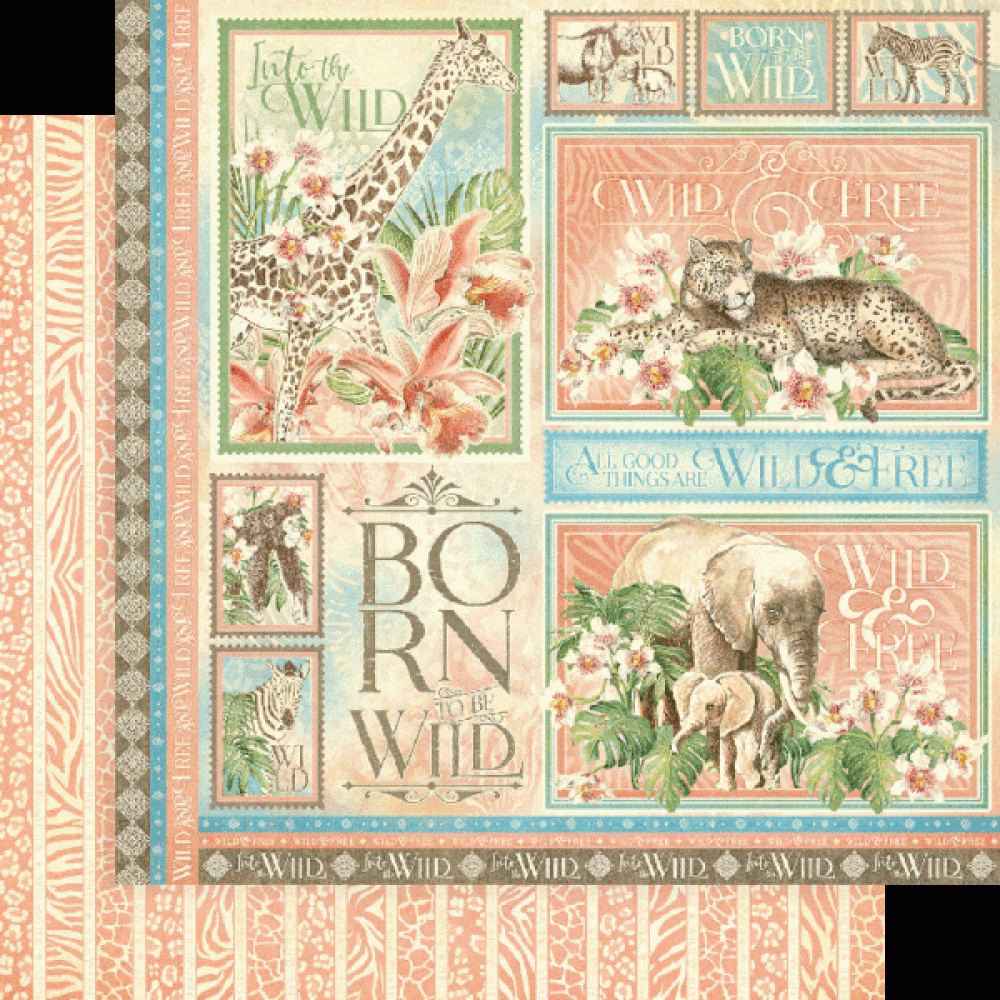 Graphic 45 Wild & Free 12x12 Inch Collection Pack (4502405)