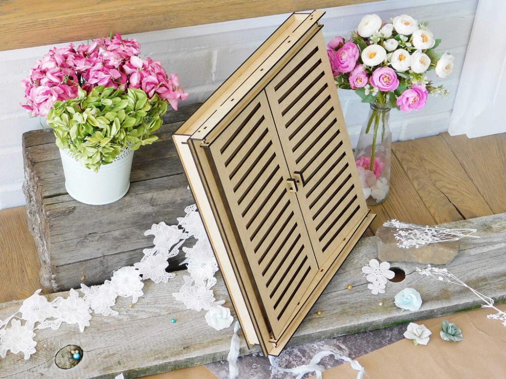 Creative Studio HDF Large Square Shallow Window #59