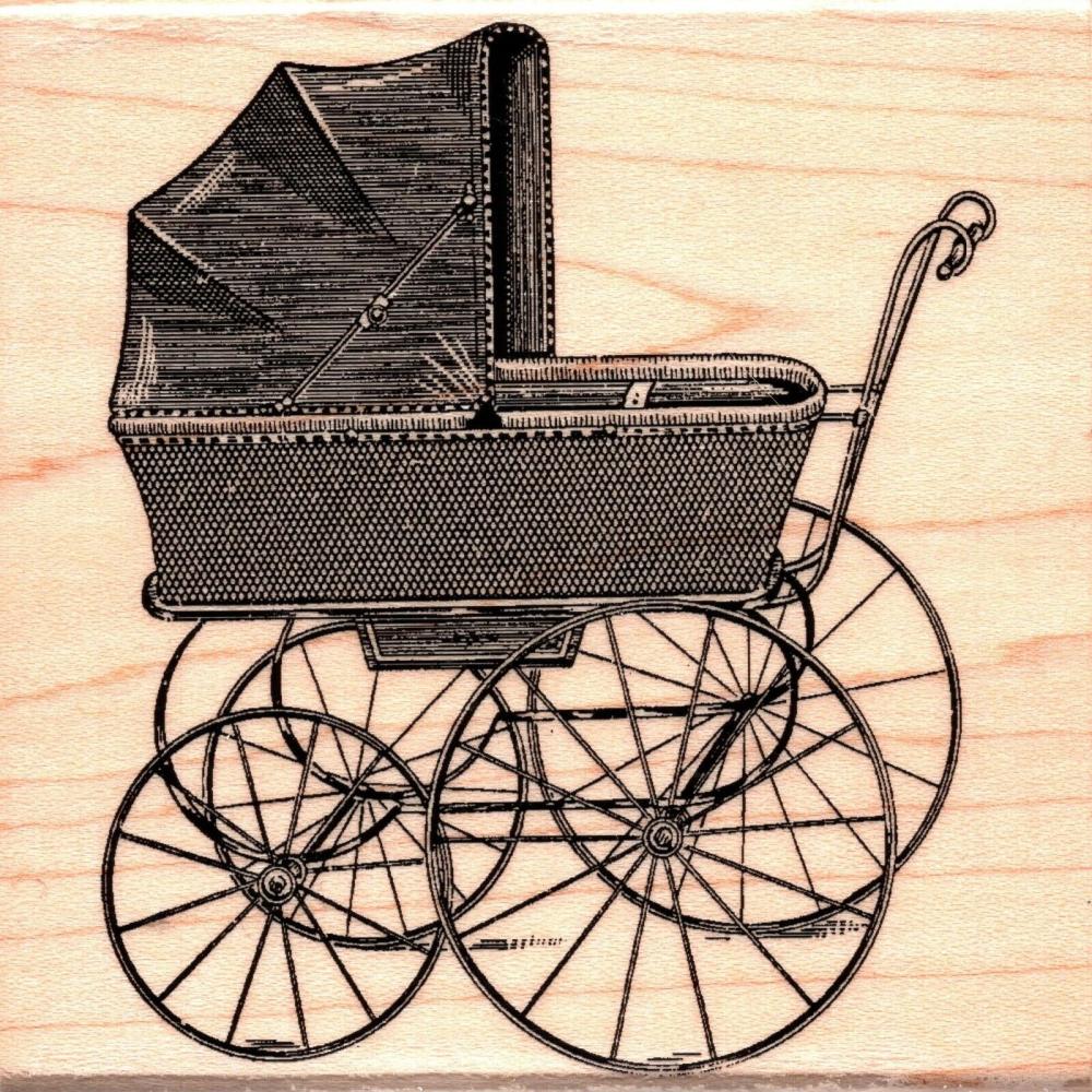 Hampton Art Mounted Rubber Stamp Carriage