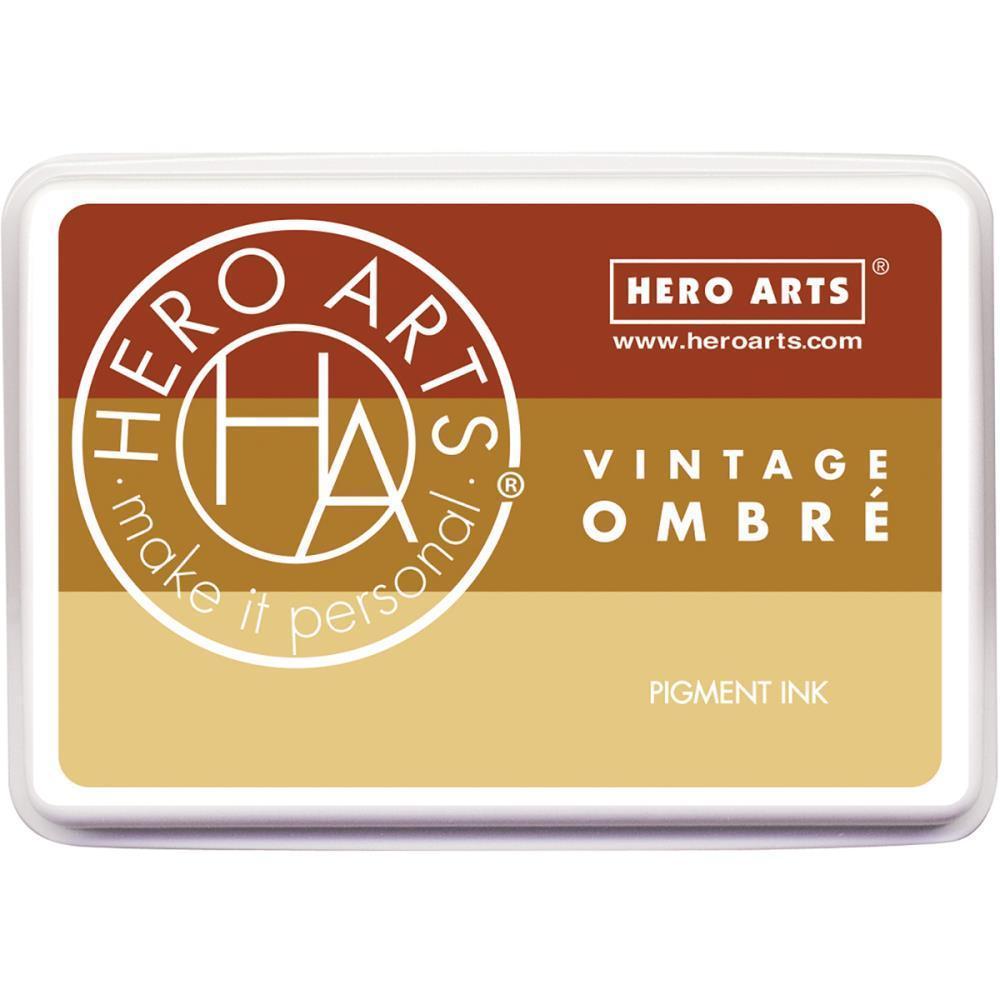 Hero Arts Ombre Ink Pad Vintage Metallic Rust