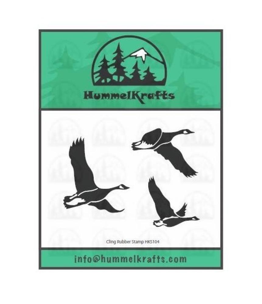 HummelKrafts Cling Rubber Stamps Geese Set