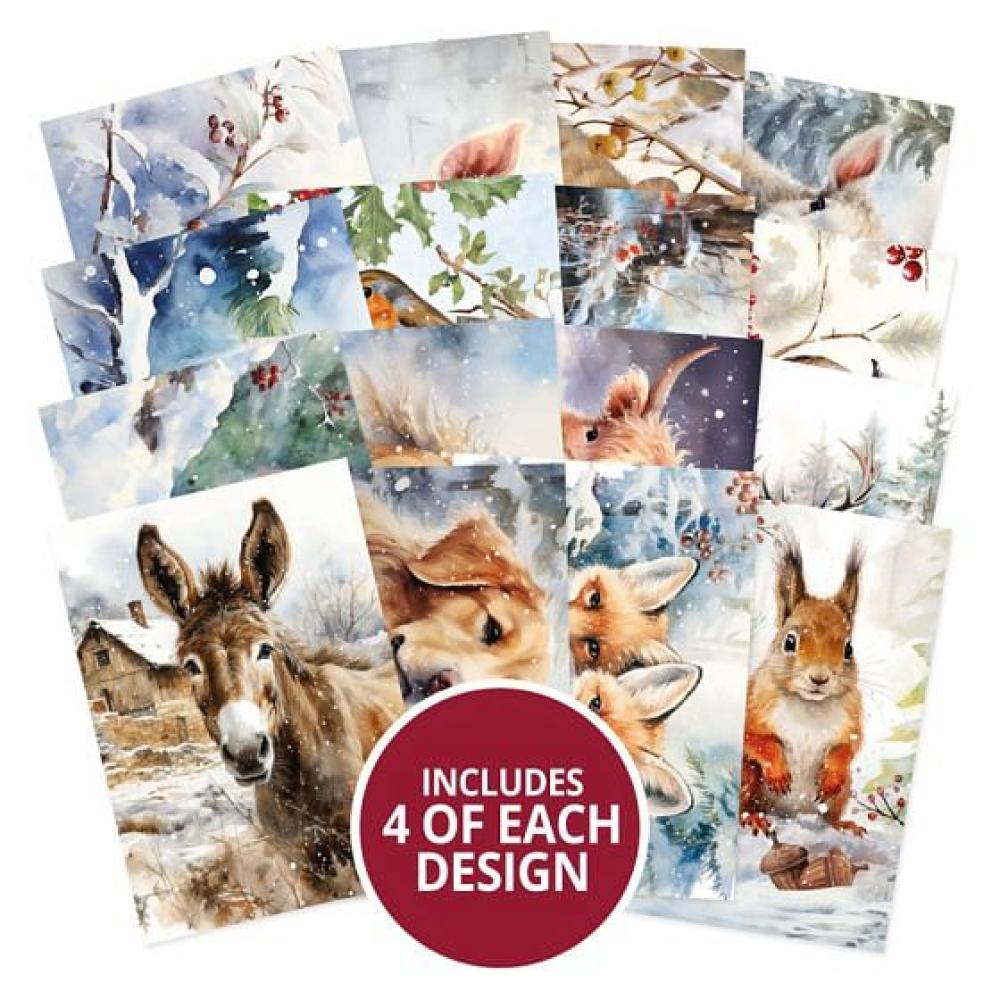 Hunkydory Animals in the Snow Pocket Pad