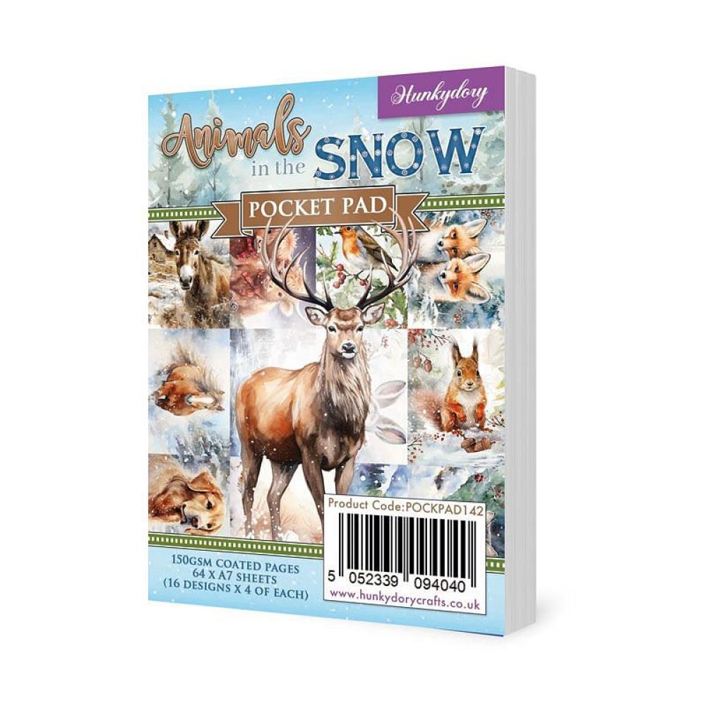 Hunkydory Animals in the Snow Pocket Pad
