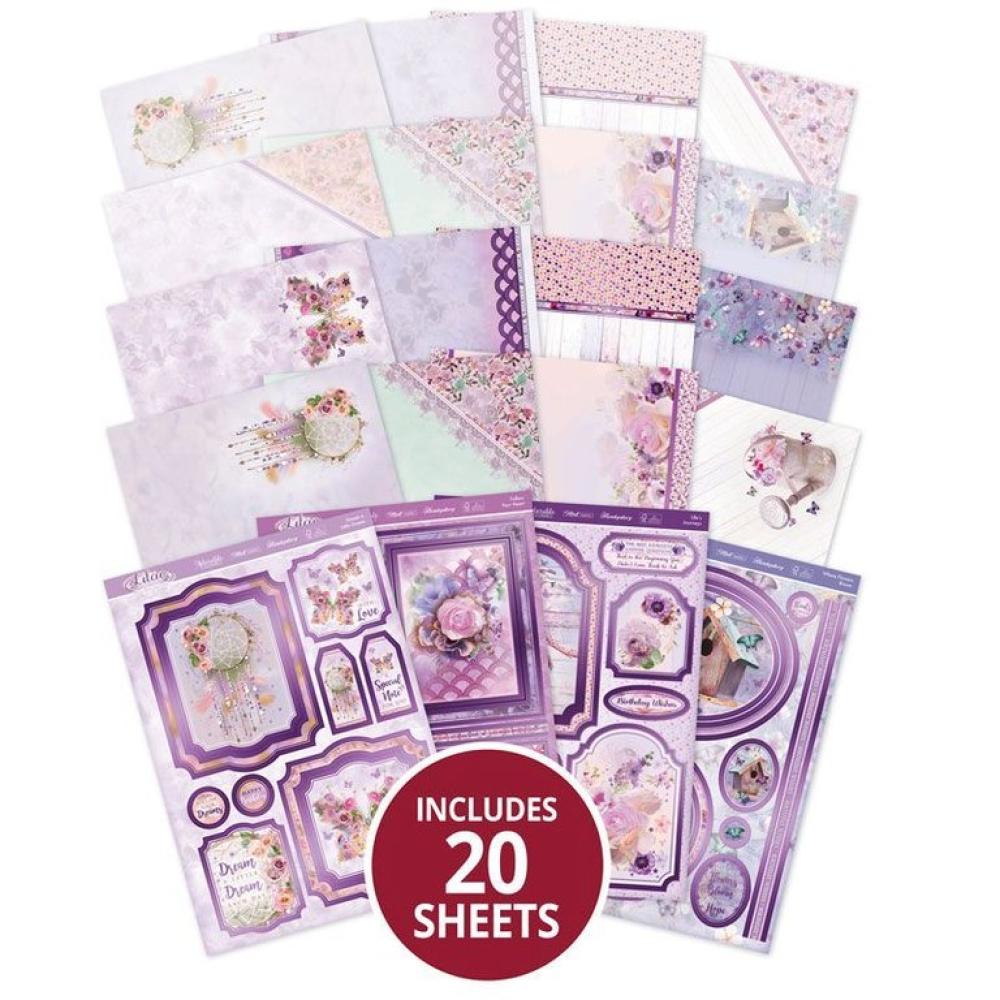 Hunkydory Deluxe Craft Pads Lilac Moments #103