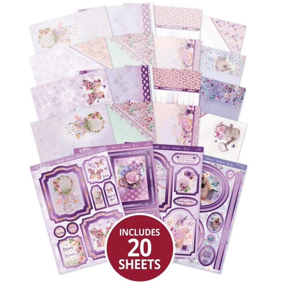 Hunkydory Deluxe Craft Pads Lilac Moments #103