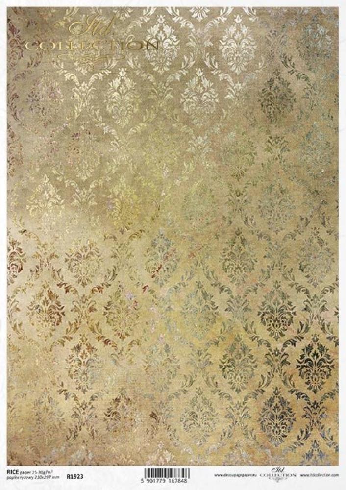 ITD A4 Rice Paper Gold Tones Wallpaper #1923