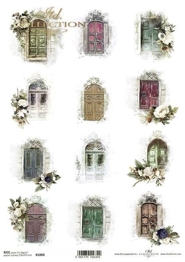 ITD A4 Rice Paper Nostalgia Doors #1800