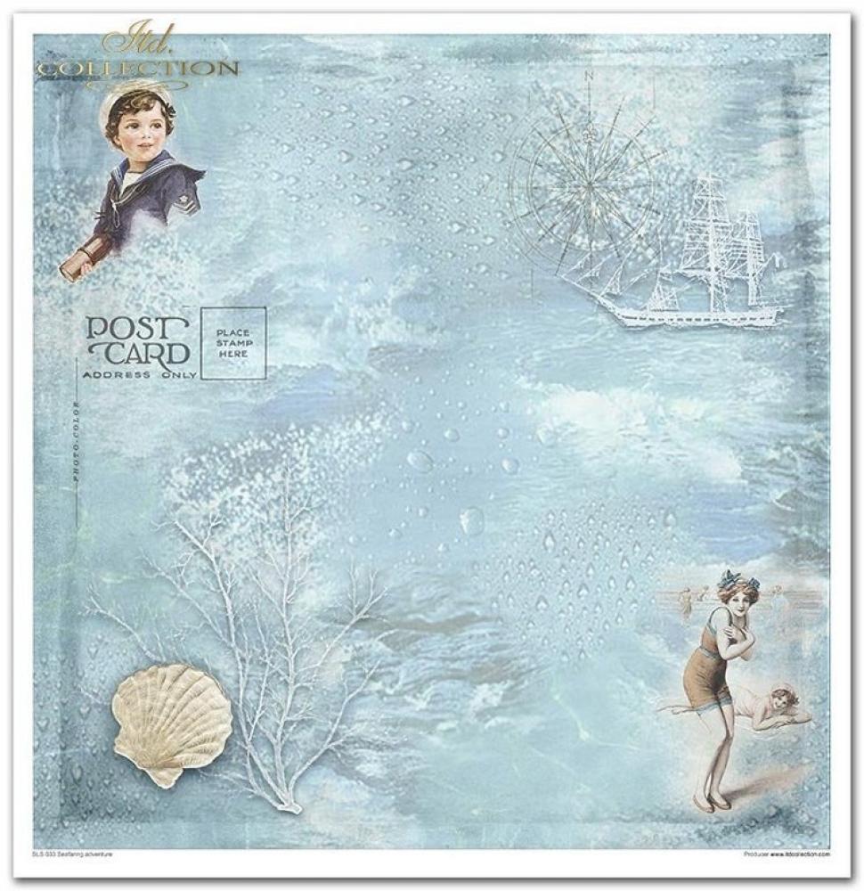 SLS033 ITD Collection 12x12 Paper Pad Seafaring Adventure